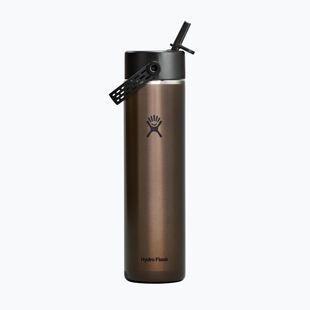 Thermoflasche Hydro Flask Lightweight Wide Flex Straw 710 ml obsidian