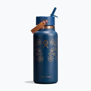 Thermoflasche Hydro Flask Wide Mouth with Flex Straw Cap 946 ml western dark blue