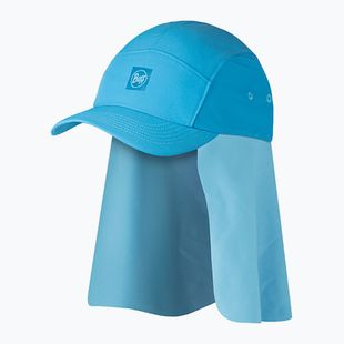 Cap Schirmmütze Kinder BUFF Desert Kids Solid azure