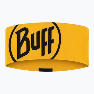 Kopfband BUFF CoolNet UV Wide logo yellow