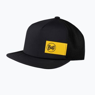 Basecap BUFF Explore Trucker cream logo black