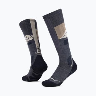 Socken BUFF Merino Heavyweight Over The Calf night blue