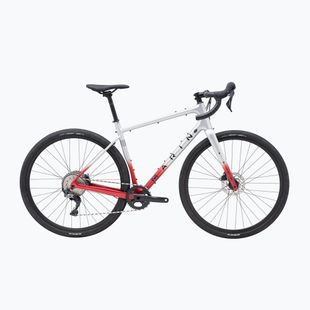 Marin Headlands 1 700C 2024 glänzend chrom/chrom rot/schwarz gravel bike