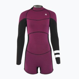 Hurley Advanty Shorty Textur 2/2 mm Springsuit Himbeere Damen Neoprenanzug