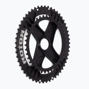 Zahnrad Rotor Q Rings Dm Oval Chainring 50/34T schwarz