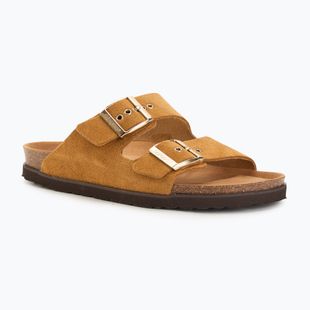 Badeschuhe Damen Genuins Hawaii Velour camel