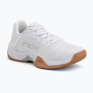 Padelschuhe NOX ML10 Hexa white/gum rubber