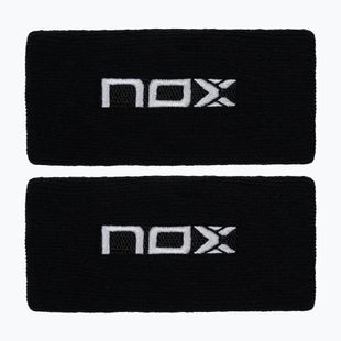 Schweißbänder fürs Handgelenk NOX Wristband with Logo 2 szt. black/white