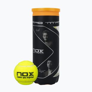Padelbälle NOX Pro Titanium 3 pcs yellow