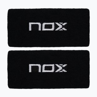 Schweißbänder fürs Handgelenk NOX Wristband with Logo 2 szt. black/white
