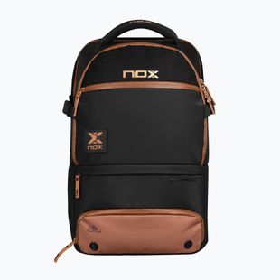Padel-Rucksack NOX Luxury Open Series Backpack 30 l black/brown
