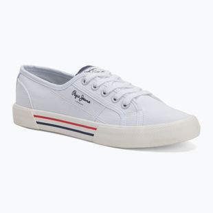 Schuhe Damen Pepe Jeans Brady Basic white