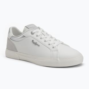 Schuhe Damen Pepe Jeans Kenton Court silver
