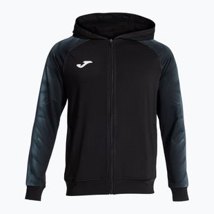 Men's Joma Elite XI Hoodie schwarz/anthrazit Laufsweatshirt