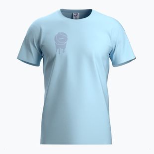 Tennis-Shirt Herren Joma Challenge sky blue