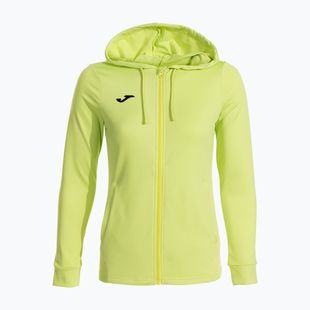 Damen Tennis Sweatshirt Joma Sculpture II Zip-Up Hoodie W lime