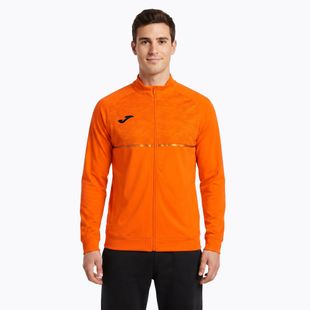 Herren Joma Record III Full Zip Laufsweatshirt orange