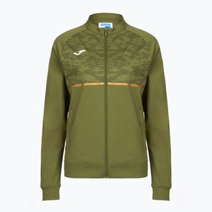 Damen Joma Record III Full Zip grünes Laufsweatshirt