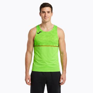 Herren Joma Record III fluor grünes Laufshirt
