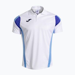 Herren-Tennisshirt Joma Montreal weiß/himmelblau