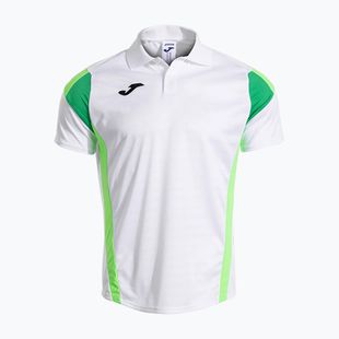 Herren-Tennisshirt Joma Montreal weiß/fluorgrün