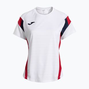 Damen-Tennisshirt Joma Montreal weiß / rot