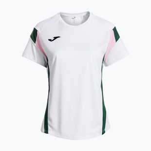 Damen-Tennisshirt Joma Montreal weiß/grün