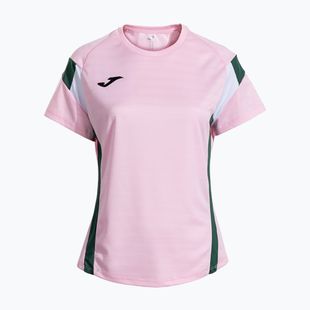 Damen-Tennisshirt Joma Montreal rosa/grün