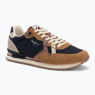 Herrenschuhe Pepe Jeans Brit Cover cognac brown