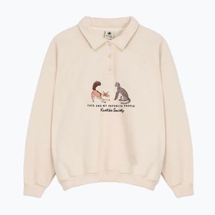 Damenpullover Kaotiko Cats Elfenbein