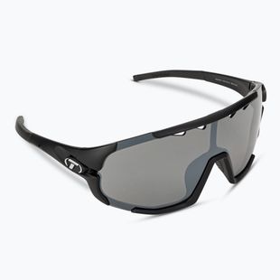 Tifosi Sledge matt schwarz/rauch/ac rot/klar Fahrradbrille