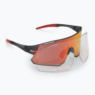 Sonnenbrille Tifosi Rail Race Clarion satin vapor/clarion red/clear