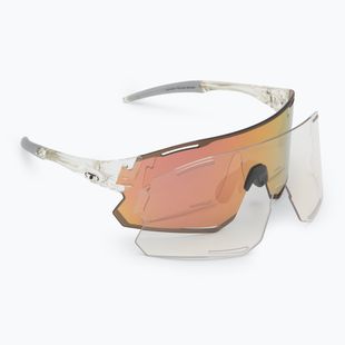 Sonnenbrille Tifosi Rail Race Clarion crystal clear/clarion rose/clear
