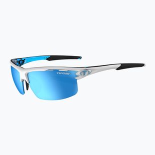 Tifosi Rivet matte Sonnenbrille weiß/clarion blau/ac rot/klar