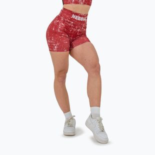 Trainings Shorts Damen NEBBIA 5″ Hammies High Waisted red