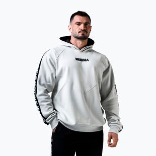 Herrenpullover NEBBIA Hero Hoodie light grey