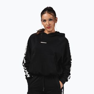 Damenpullover NEBBIA Off-Duty Hoodie black