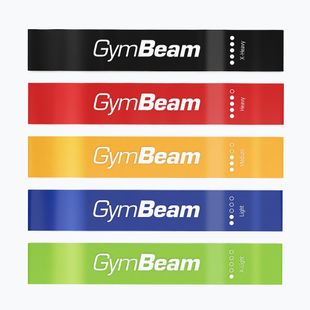 Widerstandsband-Set GymBeam Resistance 5 5 Stück multicolor
