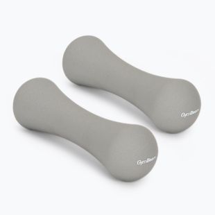 Kurzhanteln GymBeam Neoprene Dumbbells 2 x 1 kg light grey