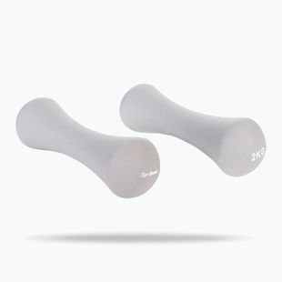 Kurzhanteln GymBeam Neoprene Dumbbells 2 x 2 kg grey