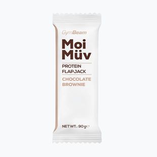 Proteinriegel GymBeam MoiMüv Flapjack 90 g chocolate brownie