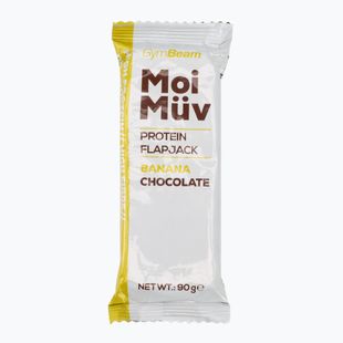 Proteinriegel GymBeam MoiMüv Flapjack 90 g banana/chocolate