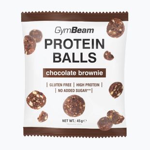  Protein-Bällchen GymBeam Protein Balls 45 g chocolate brownie