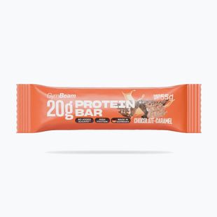 Proteinriegel GymBeam 55 g chocolate/carmel