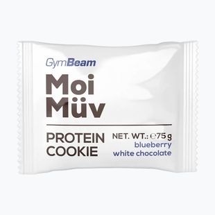 Protein-Keks GymBeam MoiMüv 75 g blueberry/white chocolate