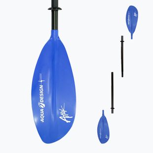 AQUADESIGN K1 Attak 4 blau Kajakpaddel