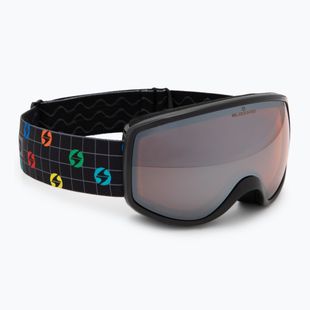 Kinderskibrille Blizzard 963 DAO black/amber/silver mirror