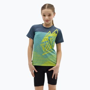 SILVINI Kinder-Radtrikot Denni neon/blau
