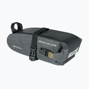 Basil Navigator Storm 1,5 l grau/schwarz Untersattel Fahrradtasche