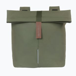 Basil City Double Vegan Leder 32 l grün Fahrradtaschen